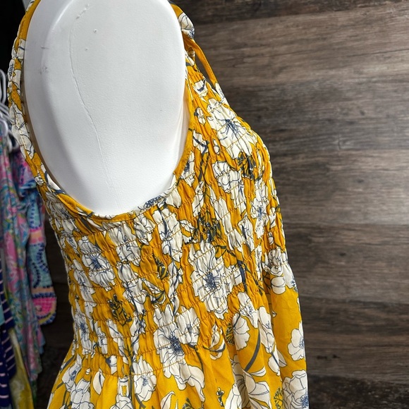 Cynthia Rowley Yellow Floral Tank Top - Picture 5 of 7